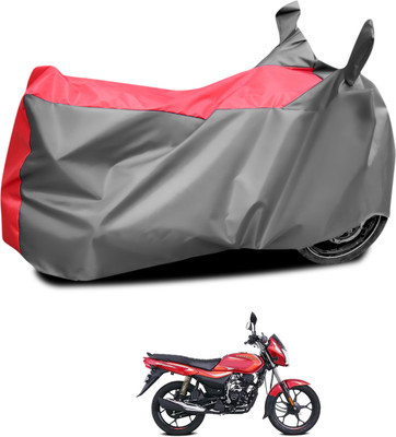 CODOKI Waterproof Two Wheeler Cover for Bajaj(Platina 110 H-Gear, Grey, Red)