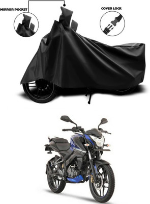 AASHTIK MART Two Wheeler Cover for Bajaj(Pulsar NS125, Black)