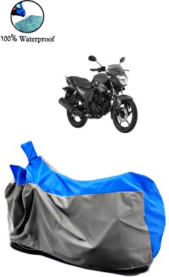 Autofly Waterproof Two Wheeler Cover for Yamaha(SZ-RR, Grey, Blue)