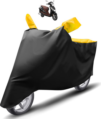 Caronix Two Wheeler Cover for Hero(Destini 125, Yellow)