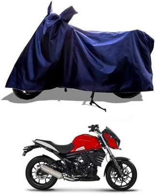 KEDIT Two Wheeler Cover for Mahindra(Mojo, Blue)