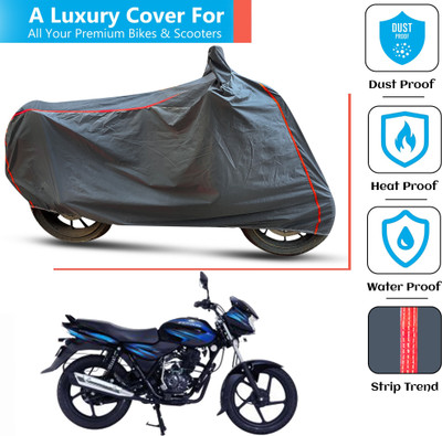 FAMEXON Waterproof Two Wheeler Cover for Bajaj(Discover 150 s, Grey)