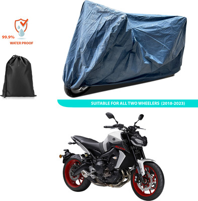 PAGORA Waterproof Two Wheeler Cover for Yamaha(MT 9, Blue)