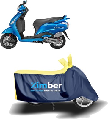 ZIMBER Two Wheeler Cover for Hero(Maestro Edge, Yellow, Blue)