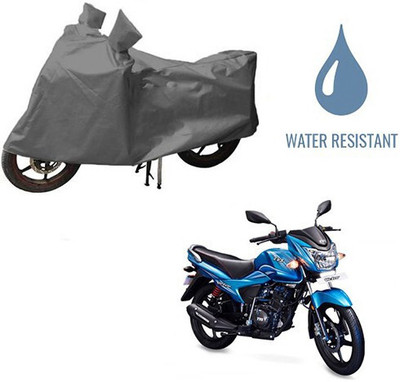 DeepShakshi AUTOMOTIVE Waterproof Two Wheeler Cover for TVS(Victor New, Grey)