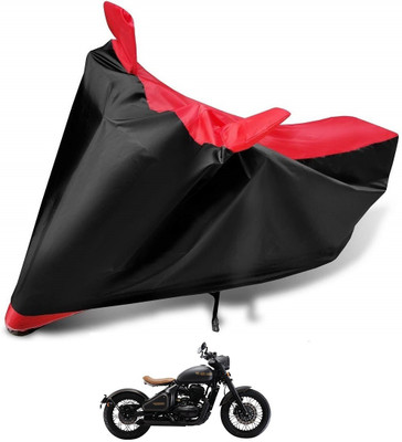 MOCKHE Two Wheeler Cover for JAWA(Perak, Red)