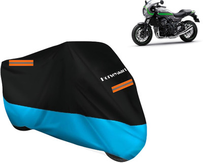 Horseyaart Waterproof Two Wheeler Cover for Kawasaki(Z900 RS Cafe Racer, Blue)