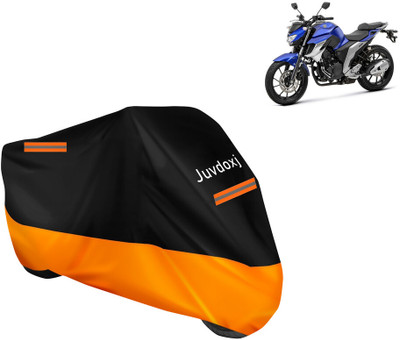 Juvdoxj Waterproof Two Wheeler Cover for Yamaha(Fazer-250, Orange)