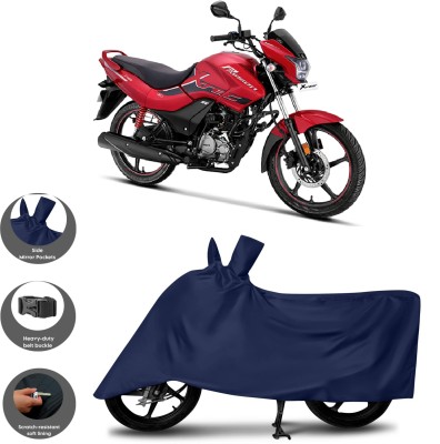 WMIZEXA Waterproof Two Wheeler Cover for Universal For Bike(Passion Pro i3S, Blue)