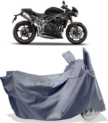 Amexride Two Wheeler Cover for Triumph(Speed Triple BS6, Grey)