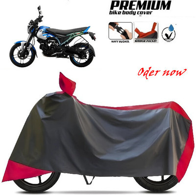 SK AUTO Waterproof Two Wheeler Cover for Bajaj(Freedom, Grey, Red)