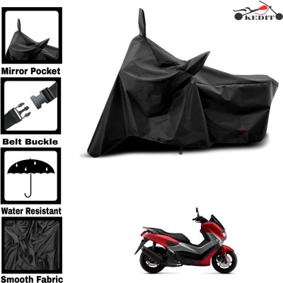 AASHTIK MART Two Wheeler Cover for Yamaha(NMax 155 BS6, Black)