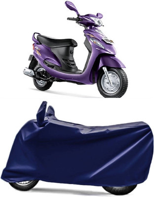 AUCTIMO Two Wheeler Cover for Mahindra(Rodeo RZ, Blue)