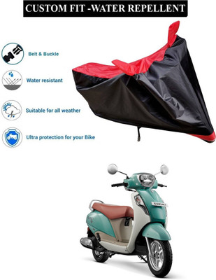 CODOKI Waterproof Two Wheeler Cover for Suzuki(New Access 125, Red)