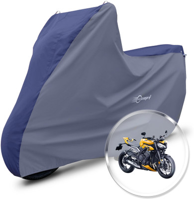 Neodrift Two Wheeler Cover for Triumph(Street Triple, Blue, Grey)