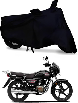 WXR Waterproof Two Wheeler Cover for TVS(Radeon, Black)