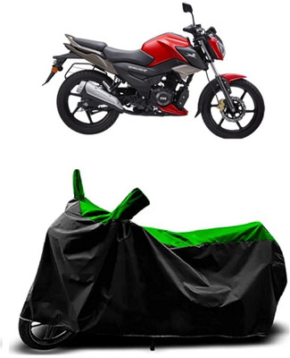 VESMEI Two Wheeler Cover for TVS(RED 125 BS6, Green)