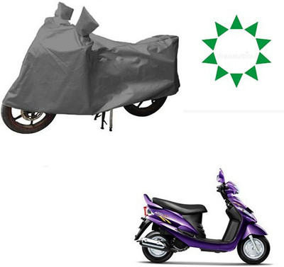 DeepShakshi AUTOMOTIVE Waterproof Two Wheeler Cover for Mahindra(Rodeo RZ, Grey)