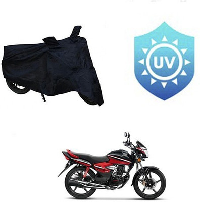 Mdstar Waterproof Two Wheeler Cover for Honda(CB Shine, Black)