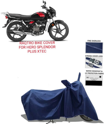 Mdstar Waterproof Two Wheeler Cover for Hero(Splendor, Blue)