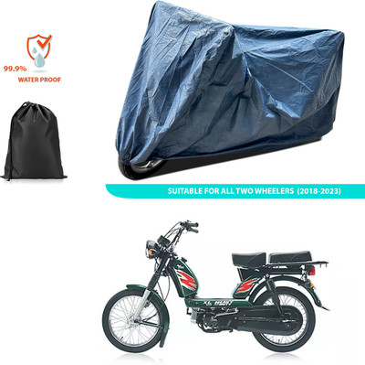 PAGORA Waterproof Two Wheeler Cover for TVS(Heavy Duty Super XL, Blue)