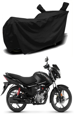 AutoFave Waterproof Two Wheeler Cover for Hero(MotoCorp Glamour, Black)