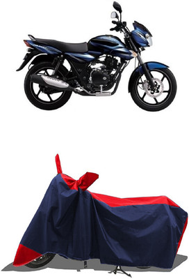 SUGASHRI Waterproof Two Wheeler Cover for Bajaj(Discover 135, Red, Blue)