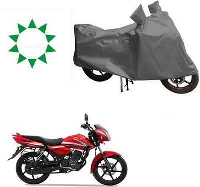DeepShakshi AUTOMOTIVE Waterproof Two Wheeler Cover for TVS(Pheonix, Grey)