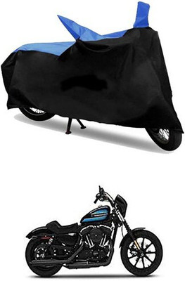 MMSSTAR Waterproof Two Wheeler Cover for Harley Davidson(Blue, Black)