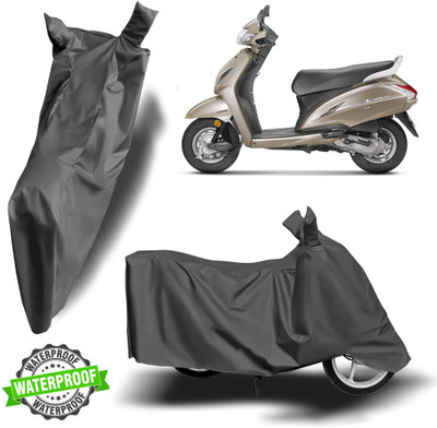 ROYAL AUTO MART Waterproof Two Wheeler Cover for Honda(Activa 6G, Grey)