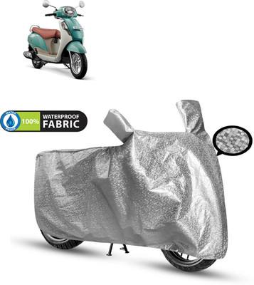 CODOKI Waterproof Two Wheeler Cover for Suzuki(New Access 125, Silver)