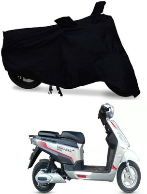 DeepShakshi AUTOMOTIVE Waterproof Two Wheeler Cover for Hero Electric(Electric NYX e5, Black)
