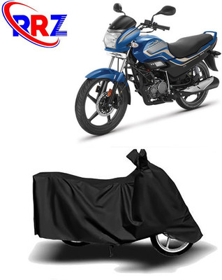 RRZ Waterproof Two Wheeler Cover for Hero(Super Splendor, Black)