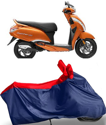 BbcMart Waterproof Two Wheeler Cover for TVS(Jupiter, Red)