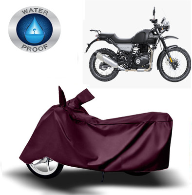ROYAL AUTO MART Two Wheeler Cover for Royal Enfield(Himalayan, Maroon)