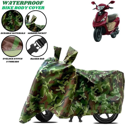 SRP PRODUCT Waterproof Two Wheeler Cover for TVS(Scooty Zest, Green)