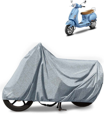 Kingsway Waterproof Two Wheeler Cover for Piaggio(Vespa, Silver)
