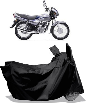 Amexride Two Wheeler Cover for TVS(Victor Edge, Black)