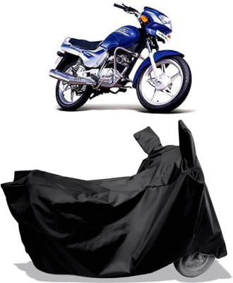 Amexride Two Wheeler Cover for TVS(Victor GLX, Black)