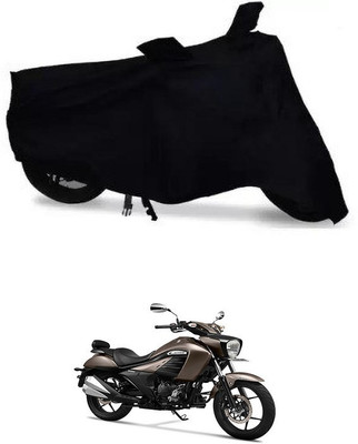 THE REAL ARV Waterproof Two Wheeler Cover for Suzuki(intruder 150, Black)