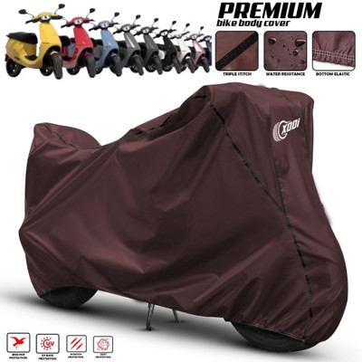 AutoGalaxy Waterproof Two Wheeler Cover for Ola(Electric, Maroon, Black)