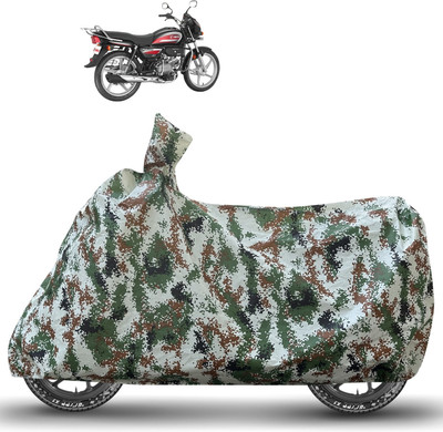 Caronix Waterproof Two Wheeler Cover for Hero(Splendor Plus, Green)