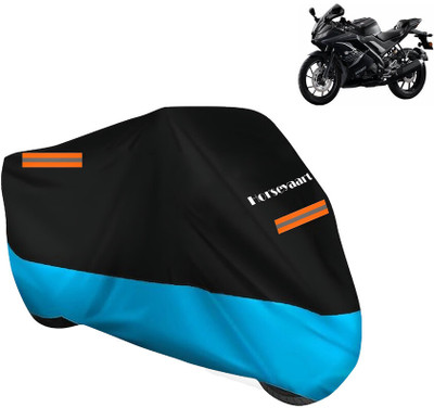 Horseyaart Waterproof Two Wheeler Cover for Yamaha(YZF R15 BS6, Blue)