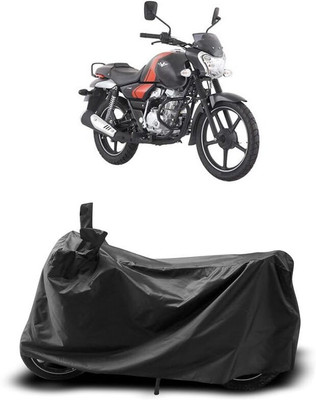 AASHTIK MART Two Wheeler Cover for Bajaj(V12, Black)