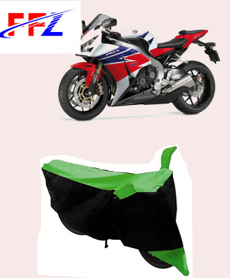 FFZ Two Wheeler Cover for Honda(CBR1000RR Fireblade, Black, Green)