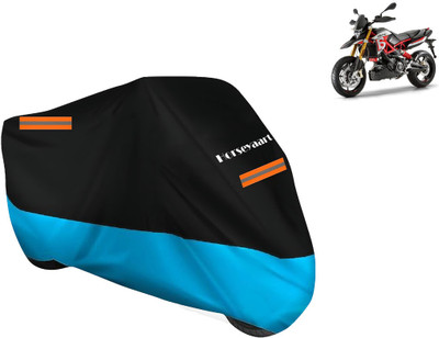 Horseyaart Waterproof Two Wheeler Cover for Aprilia(Dorsoduro 900, Blue)