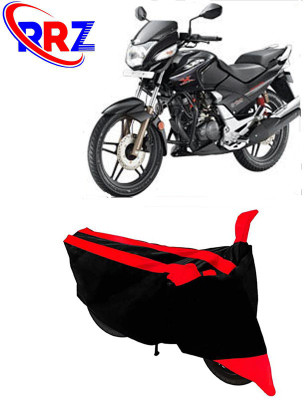 RRZ Waterproof Two Wheeler Cover for Hero(CBZ Extreme, Black, Red)