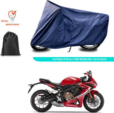 PAGORA Waterproof Two Wheeler Cover for Honda(CBR650R, Blue)