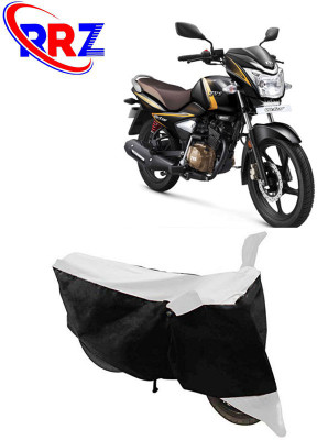 RRZ Waterproof Two Wheeler Cover for TVS(Victor New, Black, White)