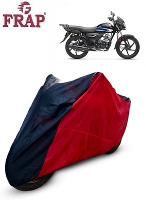 Frap Two Wheeler Cover for Honda(CD 110 Dream, Red, Black)